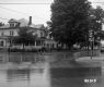 Street with Dwellings and Sign
