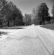 Rural Road with Small Motel Sign