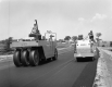 Construction Vehicles on Paved Road