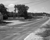 Train Tracks on Road