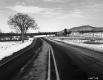 Rural Road in Stowe with Small Bridge