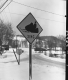 Snowmobile Crossing Sign in Chelsea II