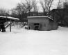 Three Car Garage with Truck