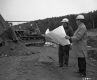 Foreman Neil Tinkon and  Dist. Eng. John W. Durkee in Middlebury