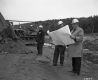 Foreman Neil Tinkon and  Dist. Eng. John W. Durkee in Middlebury