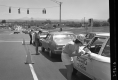 Surveyors talking to Stopped Traffic on Eastbound Williston Road