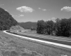 Completed 91 Construction between Fairlee and Bradford, Banked Turn
