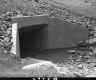 8' by 8' Box Tunnel for Stream Relocation Under I-91 in Bradford/Newbury Section, View with Grassy Slope