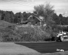 Tractor in Front of House
