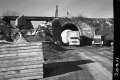 Bridge Demolition in Georgia, Southerly Abutment Looking West, Truck Coming Through Tunnel