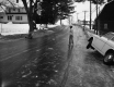 Girl Sledding Down Road on VT 12 in Worcester 2
