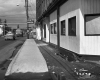 Sidewalk View of North Main Street in Barre, Large Bick Commercial Building