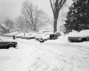 Snow Covered Parking Lot at 133 State Street in Montpelier