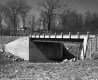 Southwesterly View of Steel and Concrete Bridge in Salisbury