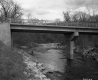 Completed Bridge Construction, New Haven, View of Left Terminus from Riverbank