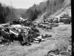 Car Crushing Site In Richmond, Junked Car View