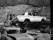 Car Crushing Site In Richmond, Forklift with Car