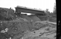 Steel Frame of Railroad Bridge in Georgia over VT 104A