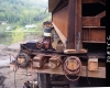 Up-Close View of Support Beams in Georgia over VT 104A (Color)