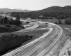 I-91 Bridge and Road Construction in Bradford over VT 25 B Overpass in Bradford, Looking Northerly from Rocky Outcrop