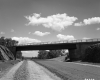 Fairground Road Bridge Overpass in Bradford, Looking South