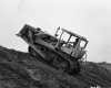 Earth Moving Tractor at I-91 NB site