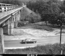State Aid Road 2 in Waterbury Under I-89 Overpass Bridges,  Looking Northerly