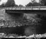 Completed Bridge Construction in Westfield over the East Branch of the Missisquoi River, Looking Northeasterly at the Side of the Bridge