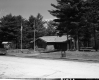 I-89 North Rest Stop in Williston, View of Rest Area Building and Parking Lot