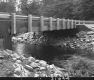 Completed Concrete and Steel Bridge Construction over Black River in Ludlow, Looking Westerly from Eastern Riverbank