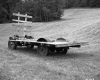 Hay Wagon in Montpelier, Off of VT Route 12, Hilly Landscape in Background