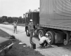 Truck Weighing off of 89 North in Colchester, Woman Directing Truck