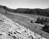 Baled Hay Dams from Slope