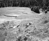 Baled Hay Dams from Slope