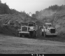 Trucks at Bottom of Hill