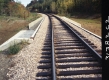 Train Tracks with Pebbles