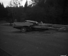 Destroyed Car in Guard Rails