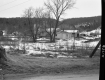 Field by Houses