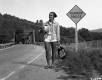 Woman Near Bridge Project