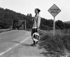 Woman Near Bridge Project