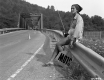 Woman Near Bridge Project