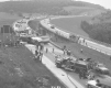 Accident on I-89 from Above