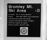 Bromley Mt. Ski Area Sign
