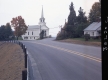 Completed Road Construction in Brookfield, View of Church