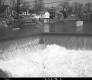 Waterfall near Bridge Construction
