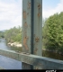 Steel Truss Bridge in Johnson on VT 15, Close Up View