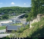 View of US 4, US 5, VT 14 Interchange in Hartford (Color)
