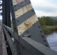 Steel Truss Bridge in Jeffersonville on VT 108, Close Up View of Rusted Girders