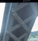 Steel Truss Bridge in Jeffersonville on VT 108, Close Up View of Rusted Girders 2