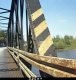 Steel Truss Bridge in Swanton on US Route 7, View of Guardrail 2